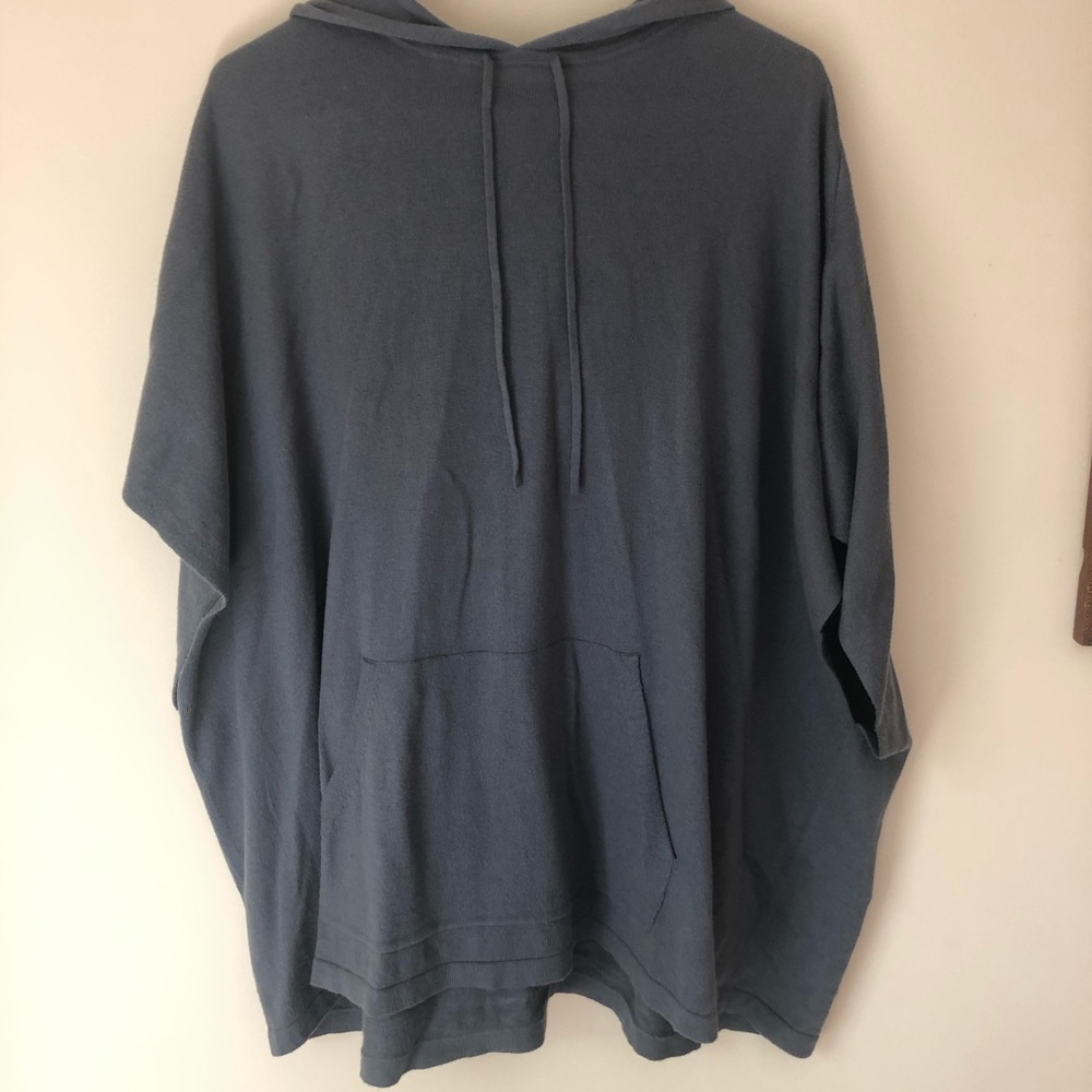 Loft Poncho Hoodie Sweater
